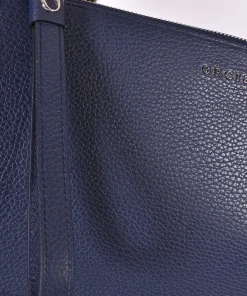 ORCIANI Pochette<Pochette micron blu navy