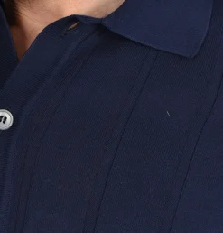 GRAN SASSO Polo<Polo camicia fresh cotton blu