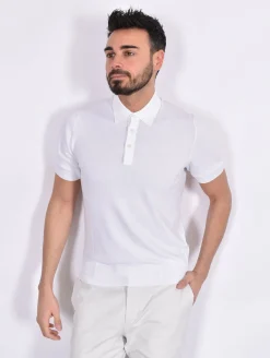GRAN SASSO Polo<Polo Organic cotton bianca