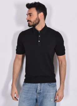 GRAN SASSO Polo<Polo Organic cotton nera