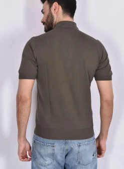 GRAN SASSO Polo<Polo Organic cotton fango