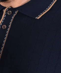 GRAN SASSO Polo<Polo organic cotton blu beige
