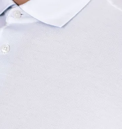 GRAN SASSO Polo<Polo piquet bianco Vintage