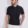 GRAN SASSO Polo<Polo Sea Island nero