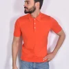 GRAN SASSO Polo<Polo Sea Island rosso corallo
