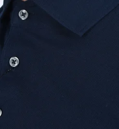 GRAN SASSO Polo<Polo tennis piquet sottile blu