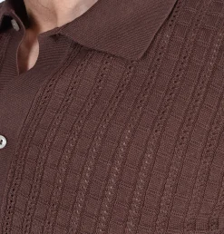 TAGLIATORE Polo<Polo Maglia camicia Oliver marrone