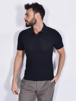Rakkì Polo<Polo scollo V blu Mcqueen Mercedes 300