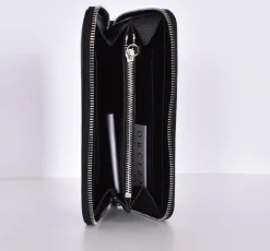 ORCIANI Portafogli<Portafoglio alto zip around pelle micron nero