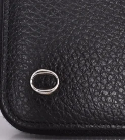ORCIANI Portafogli<Portafoglio alto zip around pelle micron nero