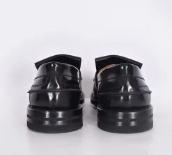 FABI Scarpe<Scarpe mocassini artigianali pelle spazzolata nappine