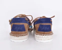 Lagoa Scarpe<Scarpe Nautico cruz suede beige blu