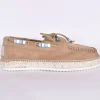 Lagoa Scarpe<Scarpe Nautico Suede beige sabbia