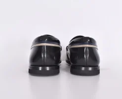 FABI Scarpe<Scarpe mocassini pelle nera fatte a mano