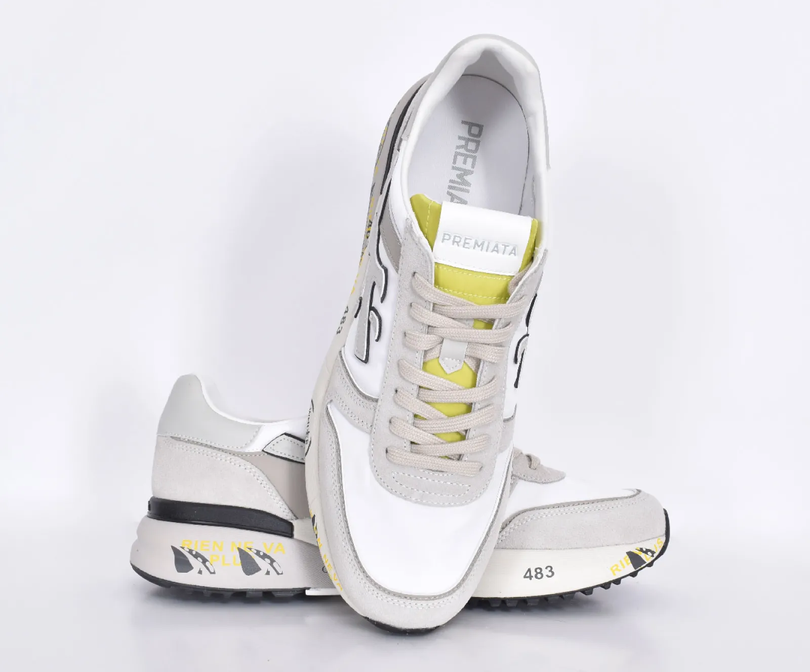 PREMIATA Sneakers<Scarpe Sneakers Mick 7212 bianco grigio