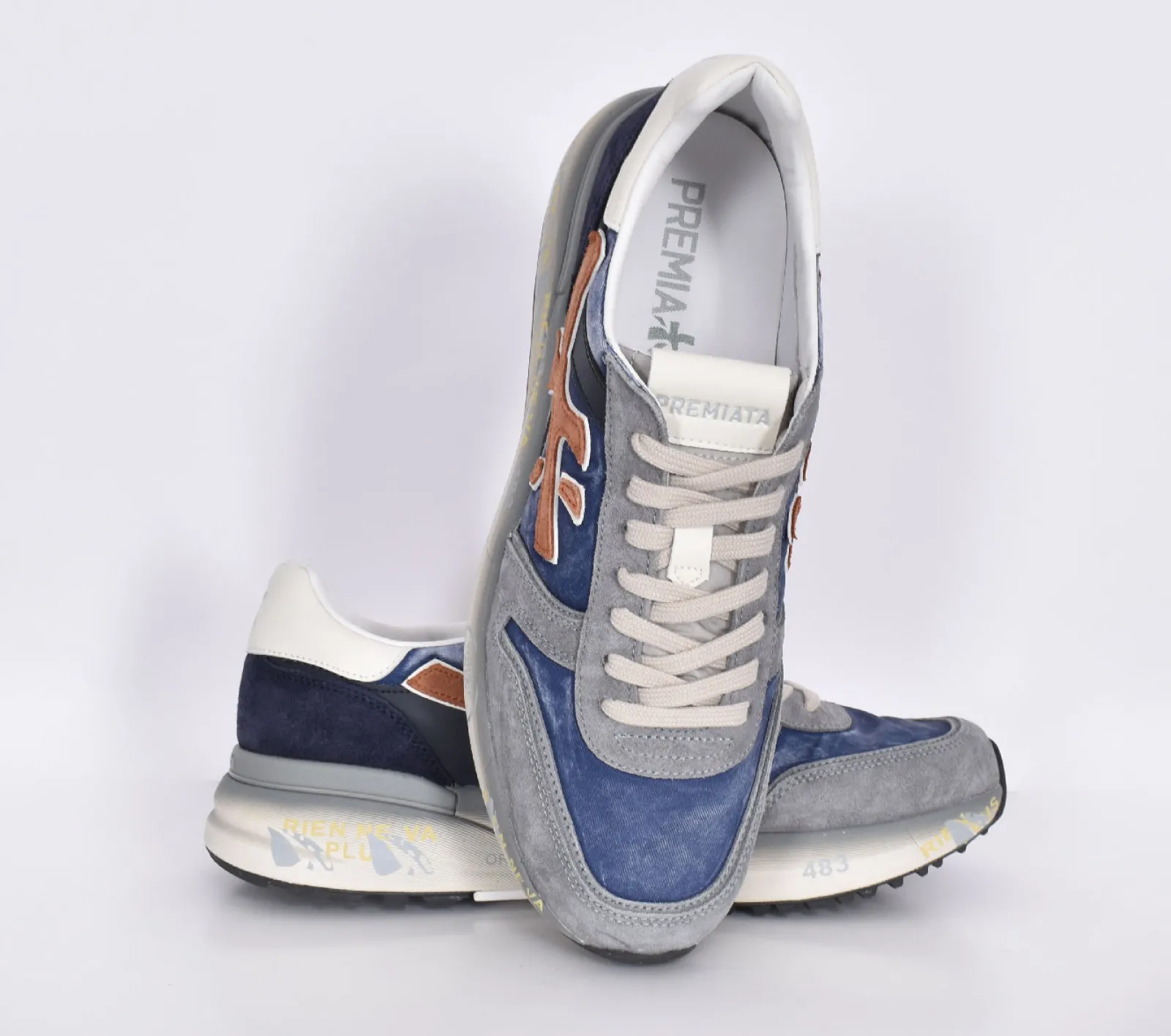 PREMIATA Sneakers<Scarpe Sneakers Mick 7215 grigio blu