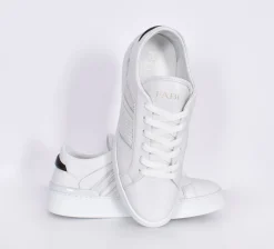 FABI Sneakers<Scarpe Sneakers bianco nero nappa