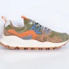 Flower Mountain Sneakers<Scarpe Sneakers Yamano verde marrone