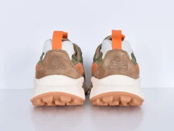 Flower Mountain Sneakers<Scarpe Sneakers Yamano verde marrone