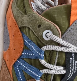 Flower Mountain Sneakers<Scarpe Sneakers Yamano verde marrone