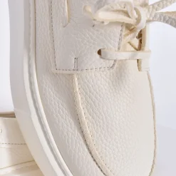 HENDERSON Scarpe<Scarpe sneakers mocassini bianche pelle Ghibli