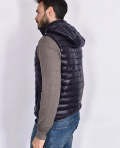 HèSKIMO Giubbotti<Smanicato Heskimo piumino blu navy 100 gr