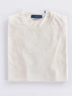DANIELE FIESOLI Maglie<T shirt maglia dry cotton bianco panna