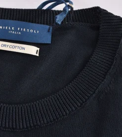DANIELE FIESOLI Maglie<T shirt maglia dry cotton blu
