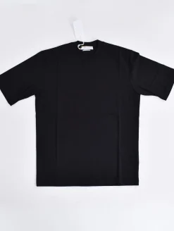 DANIELE FIESOLI T-shirt<T-shirt lupetto nero comfort touch