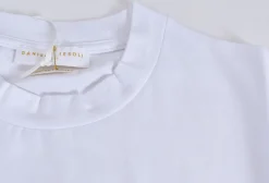 DANIELE FIESOLI T-shirt<T-shirt lupetto bianco comfort touch