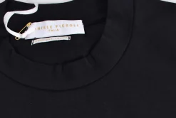 DANIELE FIESOLI T-shirt<T-shirt lupetto nero comfort touch