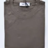 GRAN SASSO T-shirt<T-shirt cotone sottogiacca fango