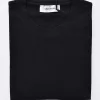 GRAN SASSO T-shirt<T-shirt cotone sottogiacca nero