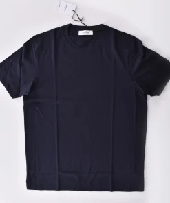 GRAN SASSO T-shirt<T-shirt cotone sottogiacca blu