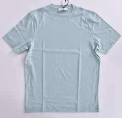 GRAN SASSO T-shirt<T-shirt cotone sottogiacca verde acqua