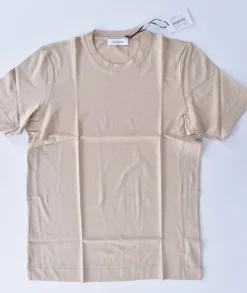 GRAN SASSO T-shirt<T-shirt cotone sottogiacca beige