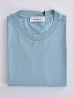 GRAN SASSO T-shirt<T-shirt filo Scozia carta da zucchero
