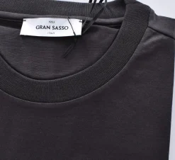 GRAN SASSO T-shirt<T-shirt filo Scozia marrone