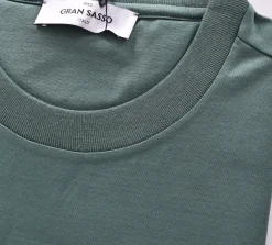 GRAN SASSO T-shirt<T-shirt filo Scozia verde