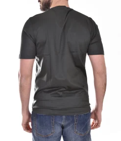 GRAN SASSO T-shirt<T-shirt filo scozia verde