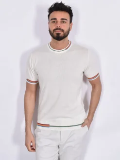 BOB Maglie<t-shirt maglia Willis bianca