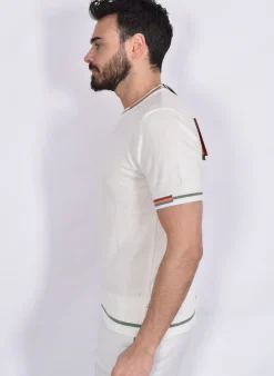 BOB Maglie<t-shirt maglia Willis bianca