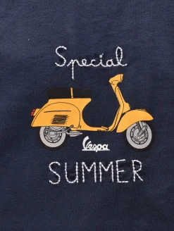 MC2 SAINT BARTH T-shirt<T-shirt blu vespa special summer