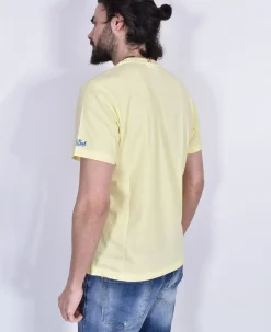 MC2 SAINT BARTH T-shirt<T-shirt Espresso Martini giallo paglino