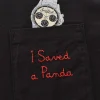 MC2 SAINT BARTH T-shirt<T-shirt nera saved panda orologio