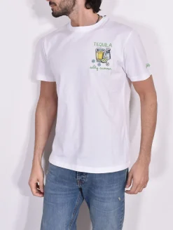 MC2 SAINT BARTH T-shirt<T-shirt Salty Tequila bianca