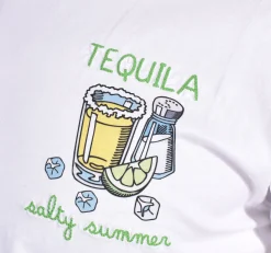 MC2 SAINT BARTH T-shirt<T-shirt Salty Tequila bianca