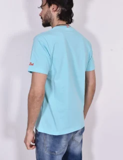 MC2 SAINT BARTH T-shirt<T-shirt Spritz water Aperol azzurro