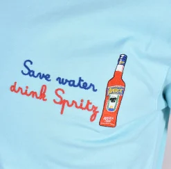 MC2 SAINT BARTH T-shirt<T-shirt Spritz water Aperol azzurro