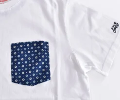 MC2 SAINT BARTH T-shirt<T-shirt taschino blu flower tie